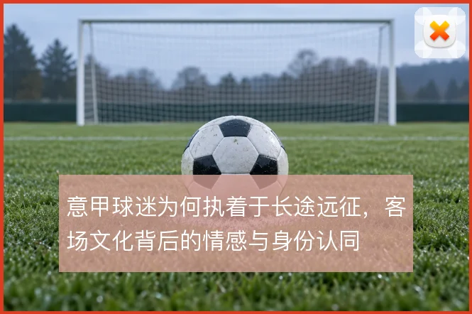 意甲球迷为何执着于长途远征,客场文化背后的情感与身份认同